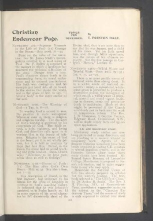 Christian endeavour page