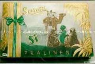 Schachtel für Konfekt "Sarotti Si PRALINEN"