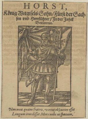 Bildnis des Horst, Fürst der Sachsen