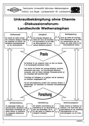 Unkrautbekämpfung ohne Chemie - Diskussionsforum - Landtechnik Weihenstephan