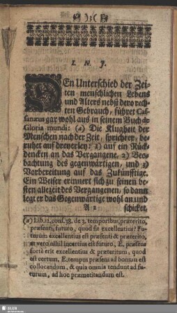 Den Unterschied der Zeiten menschlichen Lebens und Alters nebst dero rechten Gebrauch ...