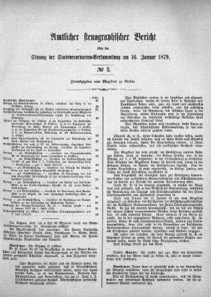 No. 3, 16. Januar 1879