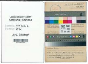 Entnazifizierung Elisabeth Lanz , geb. 28.01.1893 (Lehrerin)