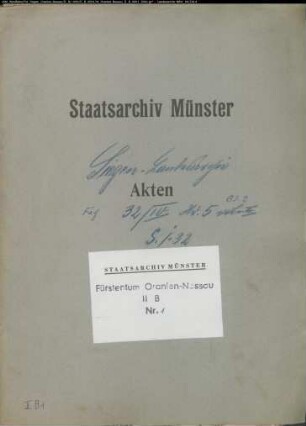 Zusammenstellung von Registern über erlassene Landeskonstitutionen, Verordnungen und Reskripte