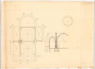 Erweiterung der Remaklus-Kirche, Thommen: Detail Pfeiler und Bögen