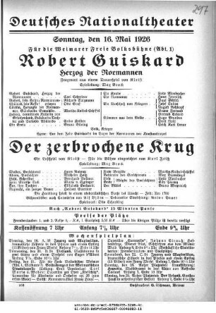 Der zerbrochene Krug