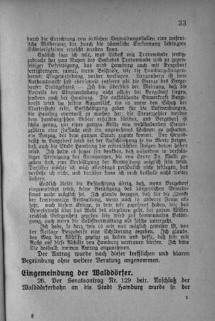 Eingemeindung der Walddörfer.