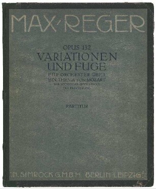 Variationen und Fuge, Op. 132