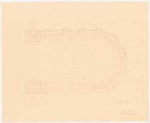 Stadion, Posen: Grundriss (Vorschlag 3) 1:500