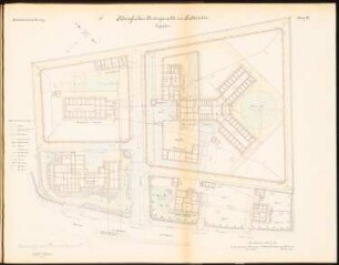 Amtsgerichts- und Gefängnisgebäude, Kattowitz: Lageplan 1:250