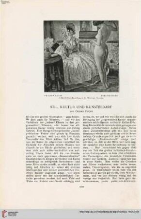 19: Stil, Kultur und Kunstbedarf