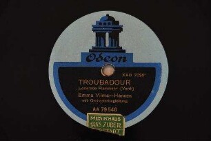 Troubadour : "Lodernde Flammen" / (Verdi)
