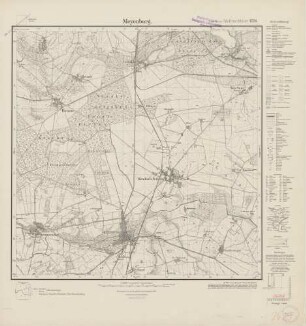 2639 (alte Nr.: 1226) Meyenburg, Meßtischblatt (4cm - Karte)