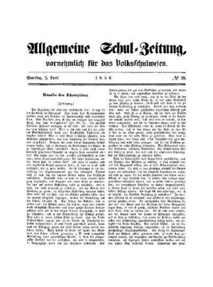 Gedanken über Schulerziehung : (Fortsetzung)