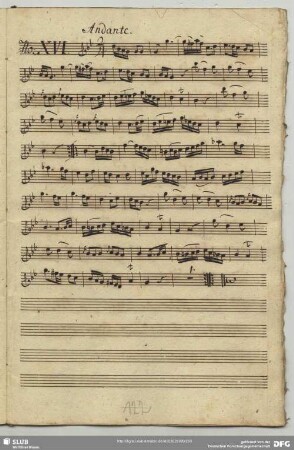 16. Anonymus, Andante, g-Moll