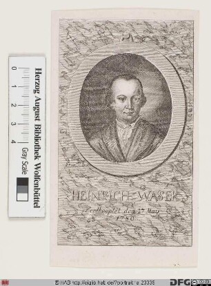 Bildnis (Johann) Heinrich Waser