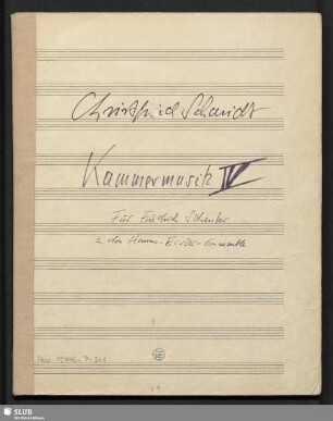 Instrumental pieces - Mus.15446-P-501 : orch