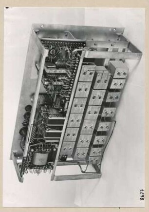 Einlagerungstelegrafie-Gerät, Einschub, Bild 1; Foto, 1953