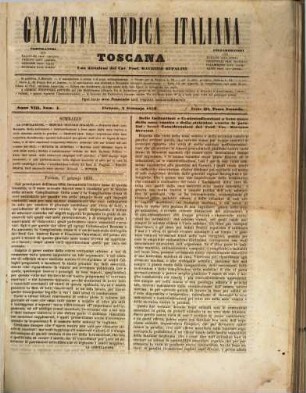 Gazzetta medica italiana : federativa toscana, 2 = 8. 1856