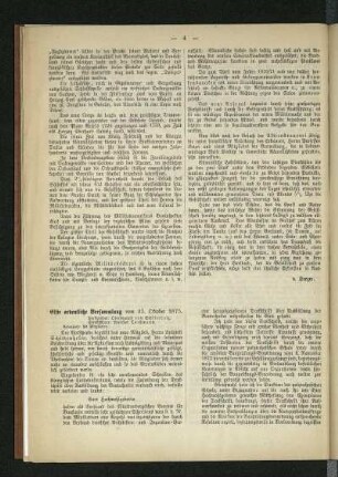 Elfte ordentliche Versammlung vom 23. Oktober 1875