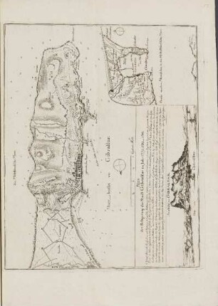 Karte 17: Plan der Belagerung der Stadt Gibraltar im Jahr 1779. 1780-1781.