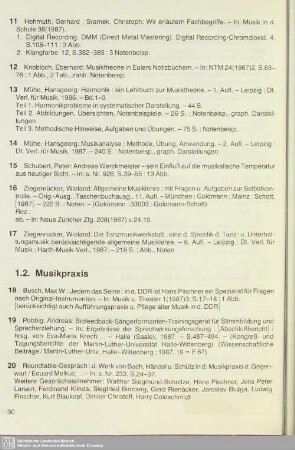 1.2. Musikpraxis