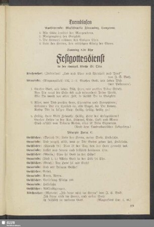 Festgottesdienst