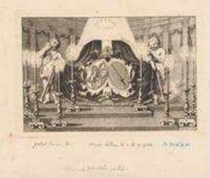 Vignette vom Leich-Carmen für Marie Salome, geb. Kress, Witwe des Jacob Friedrich Welser