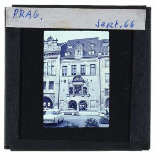Prag, Altstädter Rathaus : Frontseite, sog. Westhaus