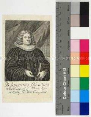 Porträt des evangelischen Theologen und Archidiakons an St. Thomas in Leipzig Johann Günther