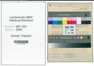 Entnazifizierung Friedrich Donner, geb. 14.08.1906 (Kaufmann)