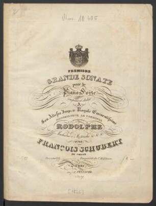 Premiere Grande Sonate pour le Piano-Forte Oeuvre 42.