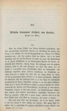 225-241 Wilhelm Emmanuel Freiherr von Ketteler, Bischof von Mainz