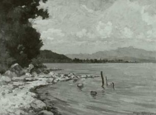Bodensee mit Blick auf den Säntis