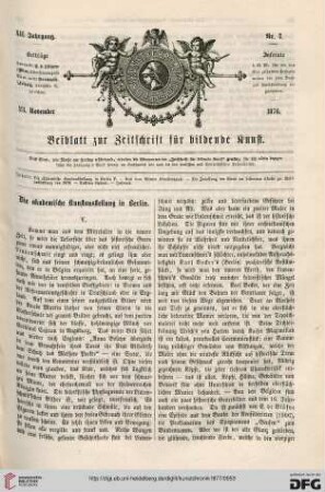 Heft 7 (23. November 1876)