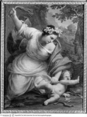 Castitas bestraft Amor / Venus bestraft Amor