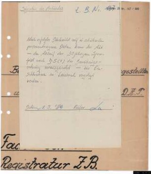 Beurlaubung von Beamten, Angestellten und Arbeitern für Zwecke der NSDAP.