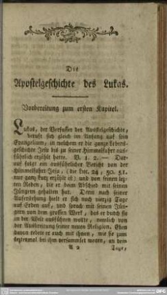 Die Apostelgeschichte des Lukas