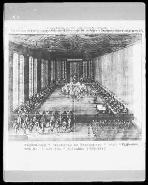 Reichstag zu Regensburg im großen Rathaussaal