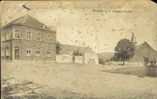 Mousty - 2 L'église et la place
