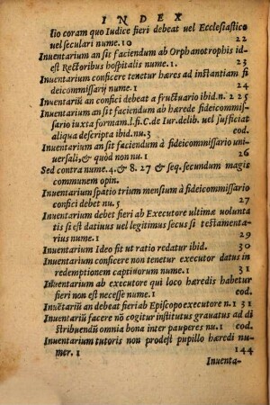 Tractatvs Non Minvs Vtilissimvs Qvam Necesarivs De Inuentarij Confectione