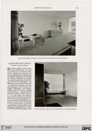 Einfamilien-Haus: Entwurf: Brüder Luckhardt