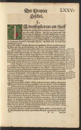 Der Prophet Hesekiel.