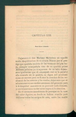 Capítulo XXI. - Decisión tomada.