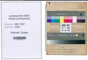 Entnazifizierung Gustav Schmah , geb. 18.09.1905 (Werkmeister)