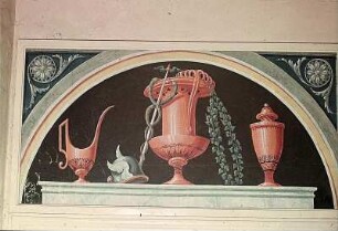Wandbild mit antiken Motiven