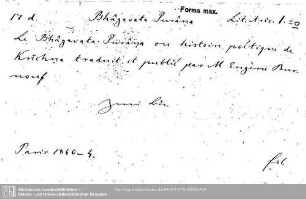 Literaturae Aricae: Literaturae Aricae