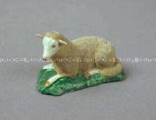 Figuren einer Weihnachtskrippe - Schaf