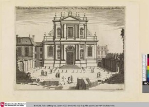 Le Grand Marot, Bl. 148: Face de l'Eglise des Religieuses Feüillantines dans le Fauxbourg St. Jacques [...]