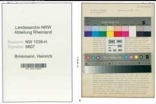 Entnazifizierung Heinrich Brinkmann , geb. 19.02.1897 (Beamter)